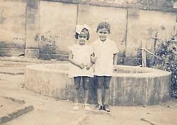 Maria Luiza e o irmão Luiz Gonzaga (Zaga) - 15/03/1938.
