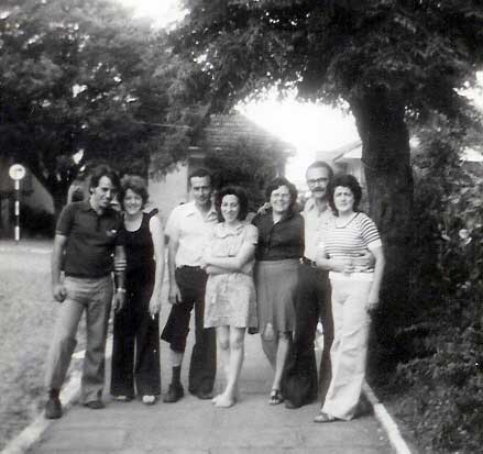 Os casais Antonio Carlos e Yara, Hélio e Lygia, a matriarca Yolanda e o casal Fausto e Clarice (Porto Alegre - RGS)