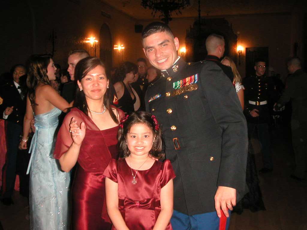 Giuseppe Stávale, son of Francesco and Maria with his wife Yoko and the daughter Sara. USA, november 2005