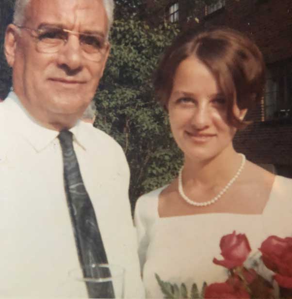 Giuseppe Stávale and his daughter Elyse Stávale (1967)