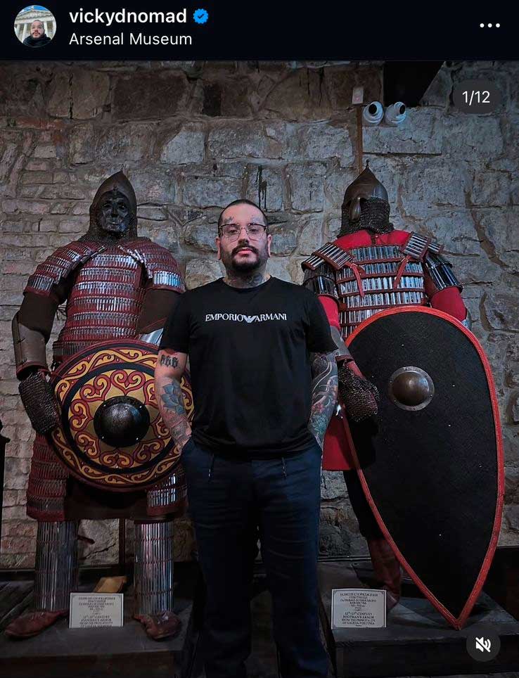 Victor e os cossacos. Museu de Armas de Lviv - Ucrania (2025)