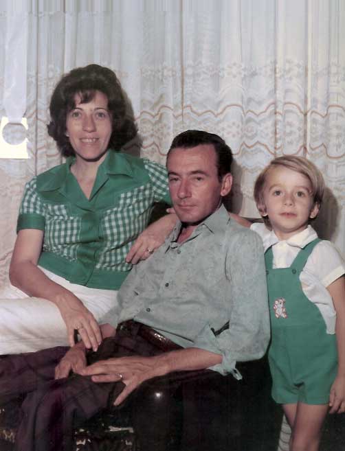 Lygia, Hélio e Ricardo - Casa da Rua Tenente