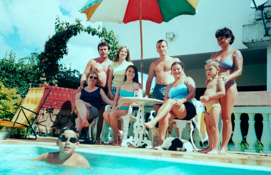 Reunião de família - casa de Mauricio, Araraquara