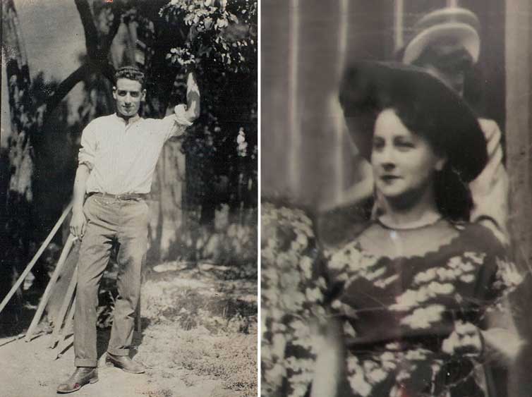 The couple Giuseppe A. Stávale and Carmelita Trifillio