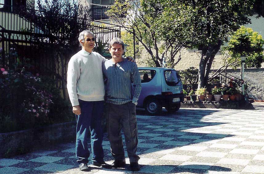 Antonio Pupo e Reinaldo. La casa di Pupo a Fuscaldo (2006).
