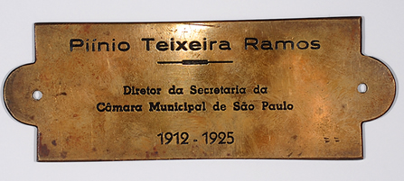 CMSP - Placa Diretor Plinio Teixeira Ramos