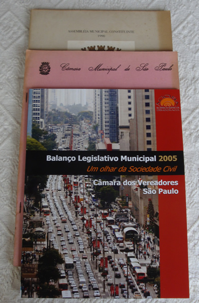 Balanço Legislativo Municipal 2005 e outras publicações