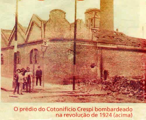 Crespi bombardeado em 1924