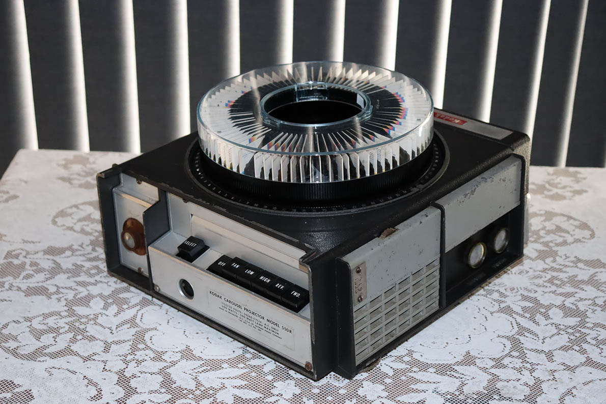 Projetor de slides Kodak Carousel