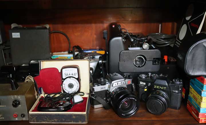 Máquinas Leica e Zenit