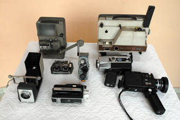Equipamento de Filmagem, Edição e Projeção