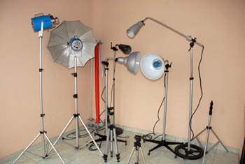 Equipamento de Iluminação de Estúdio