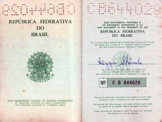 15.1 Passaporte de Lygia