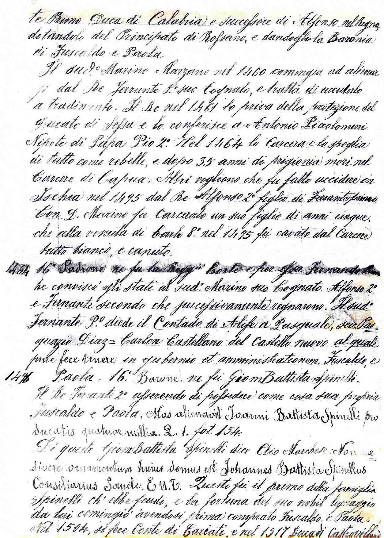 Manoscritto di Fuscaldo