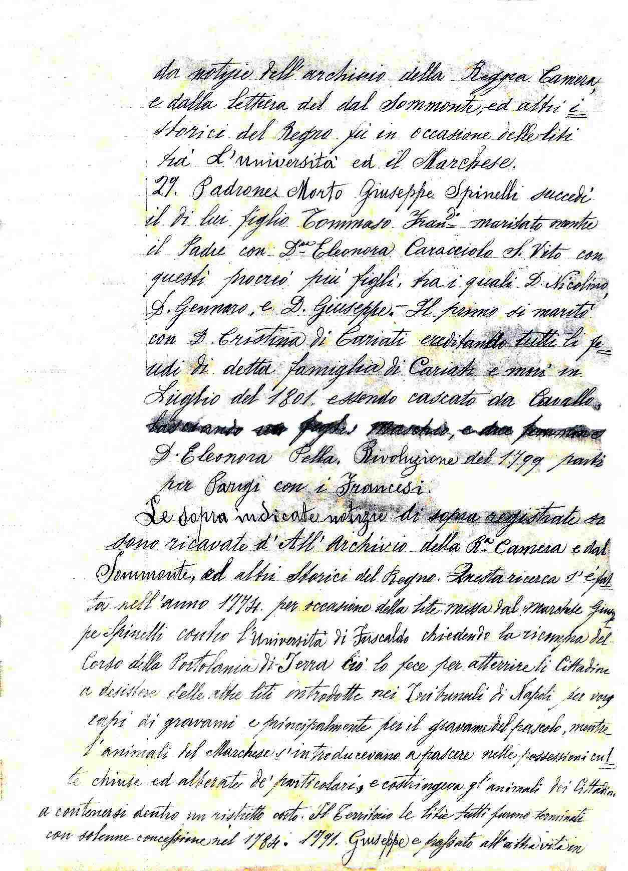 Manoscritto di Fuscaldo