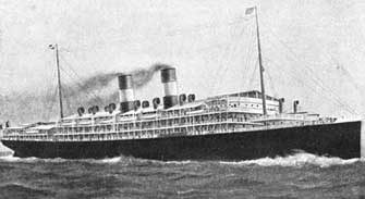 Steamship “Duca D’Aosta”. Transported the immigrant Luigi Salvatore Stávale to the United States of America in 1920.