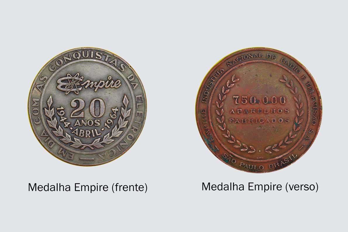 Medalha Empire Frente e Verso