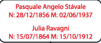 Pasquale Angelo Stávale e Julia