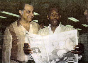 José Ricardo Stávale e Pelé (neto de José Olivieri Stávale e Rosalina Gonçalves)