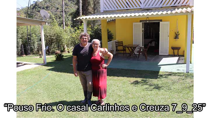 Pouso Frio. O casal Carlinhos e Creuza 7_9_25